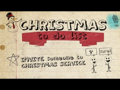 To Do List - Christmas Invite