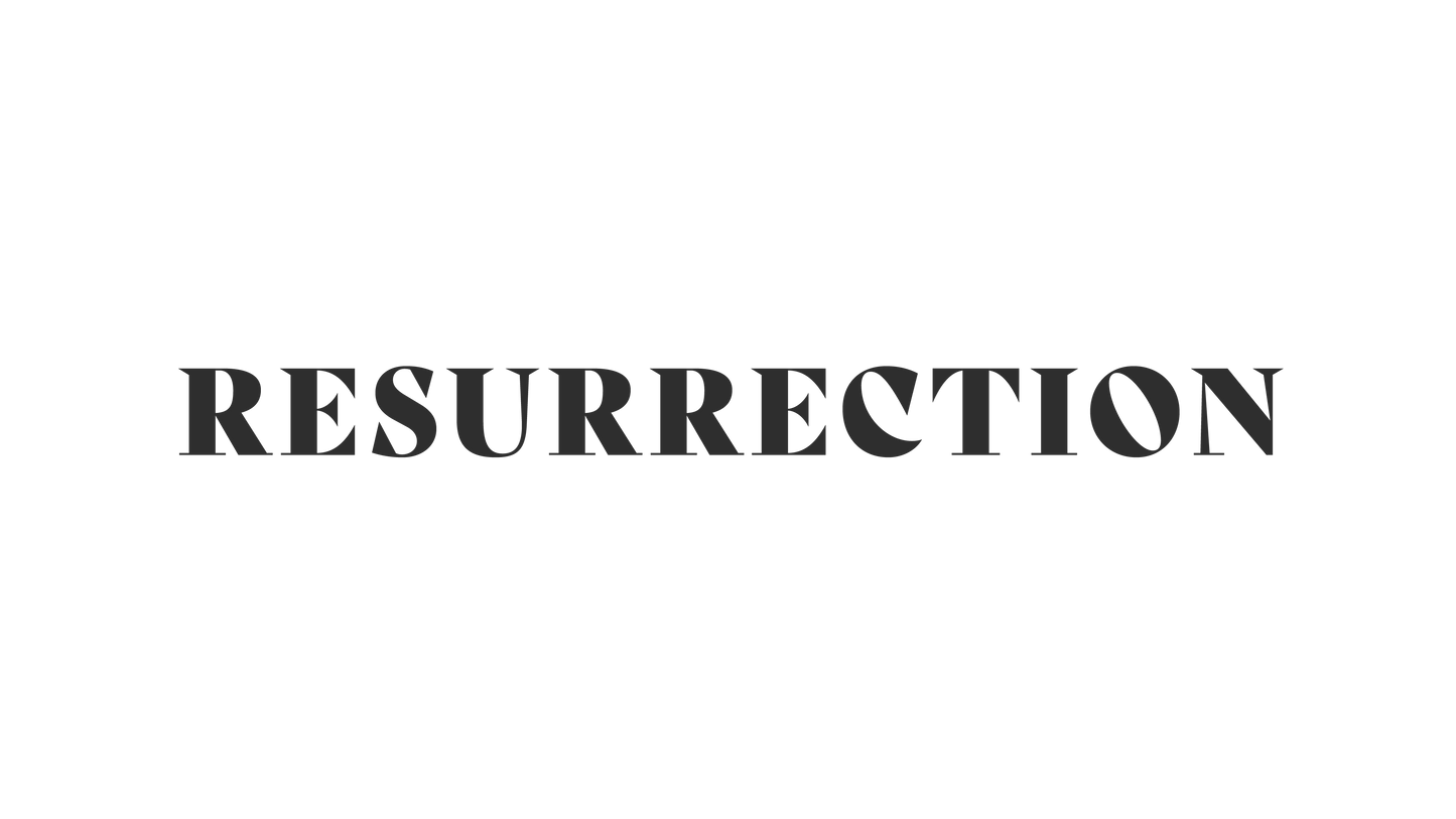 Easter Foil Resurrection