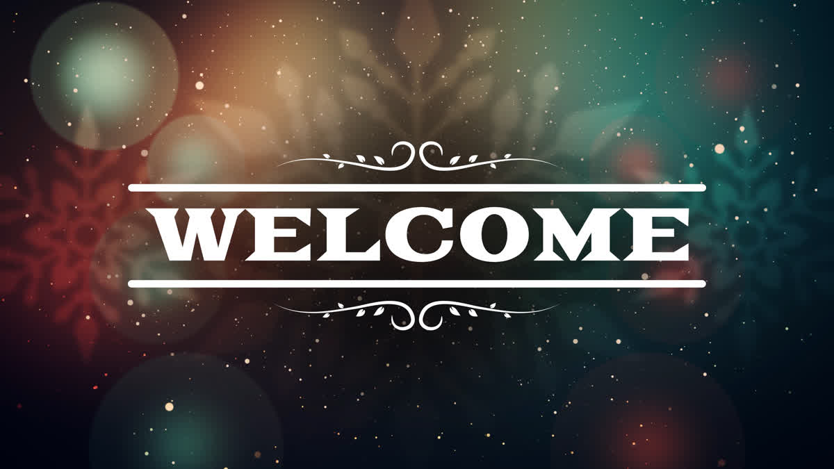 Vintage Christmas Welcome 02