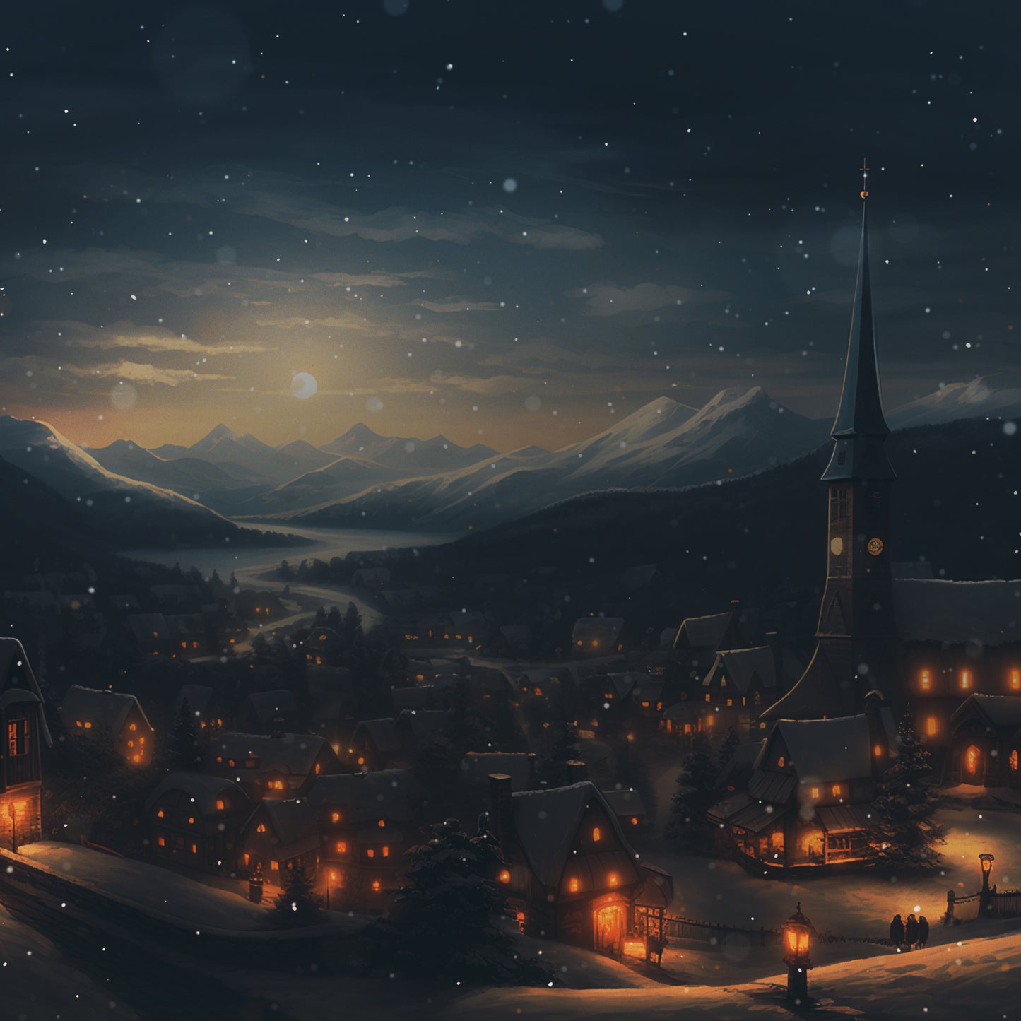Christmas Villages Pray