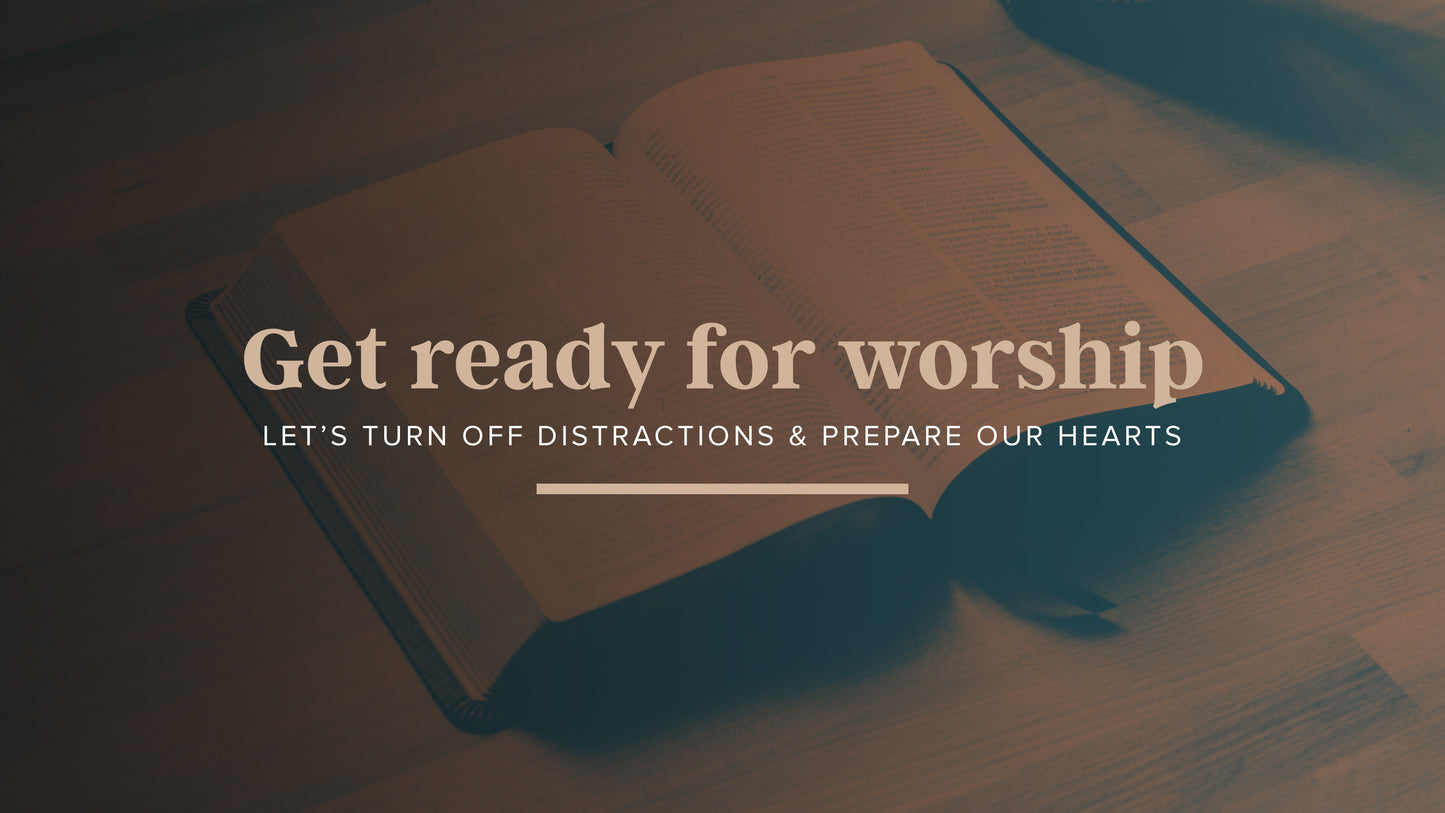 Get Ready Sermon