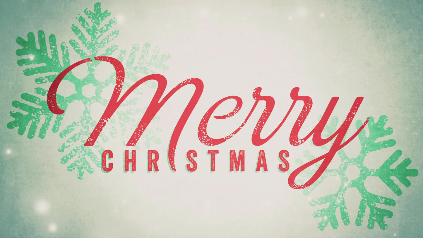 Snowlight Christmas Merry Christmas Still