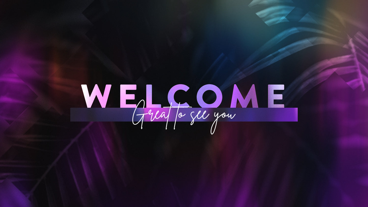 Easter Journey Palms Welcome Still