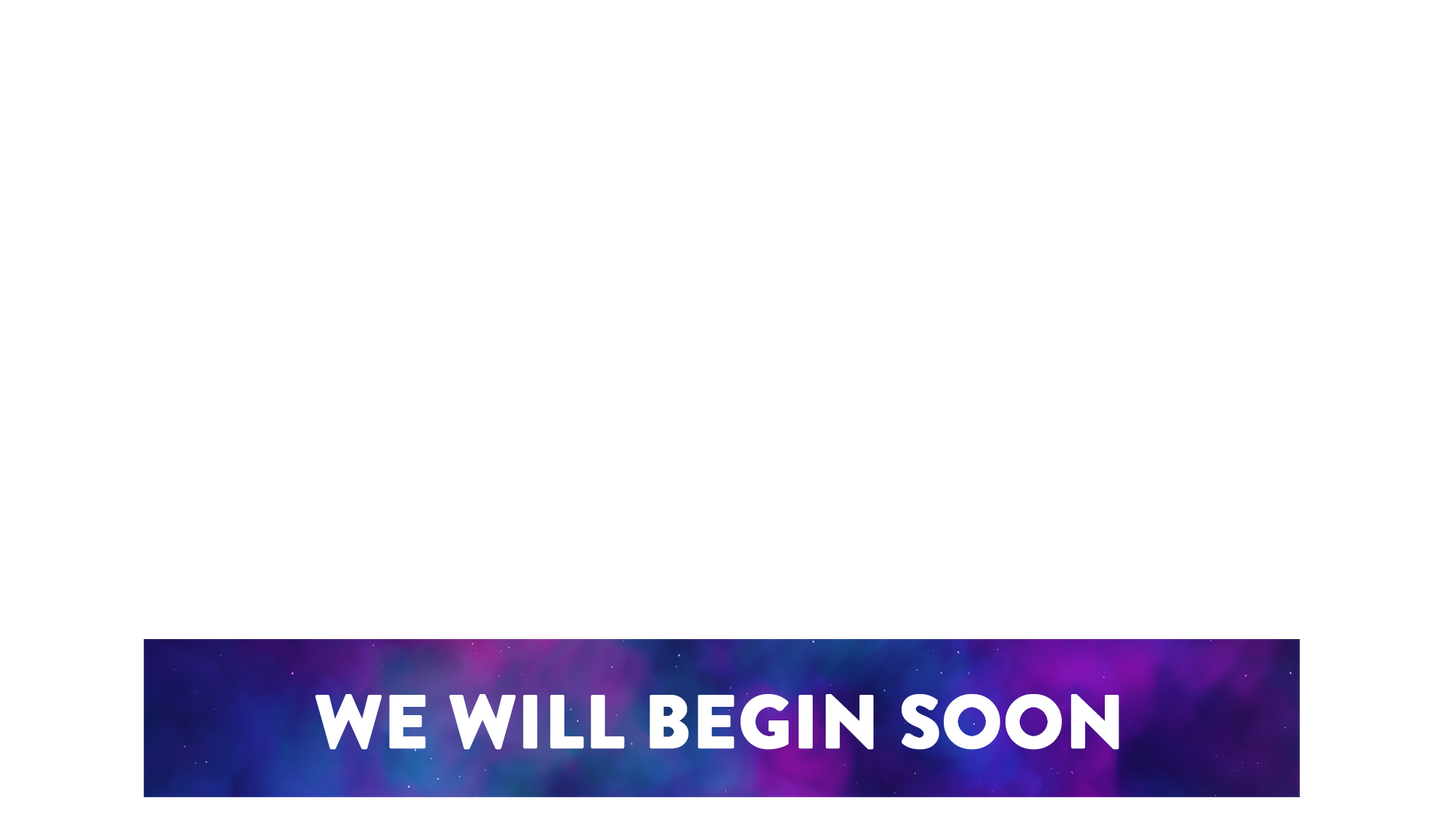 Glitter Fog Lower Third We Will Begin Soon