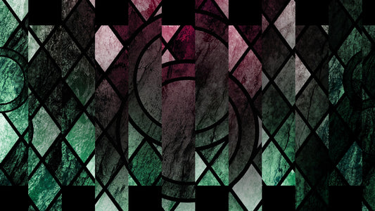 Simple Stained Glass Diamonds Remix