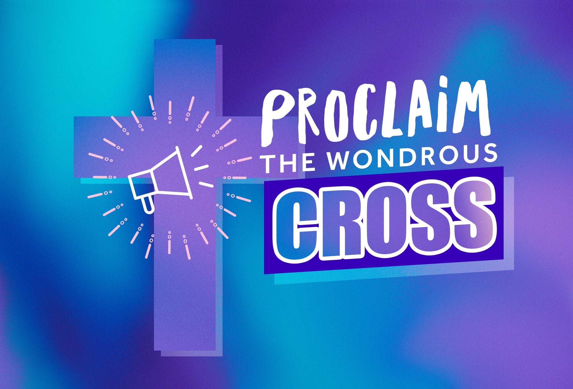 Color Cross 4X6 Postcard Printable | Shift Worship
