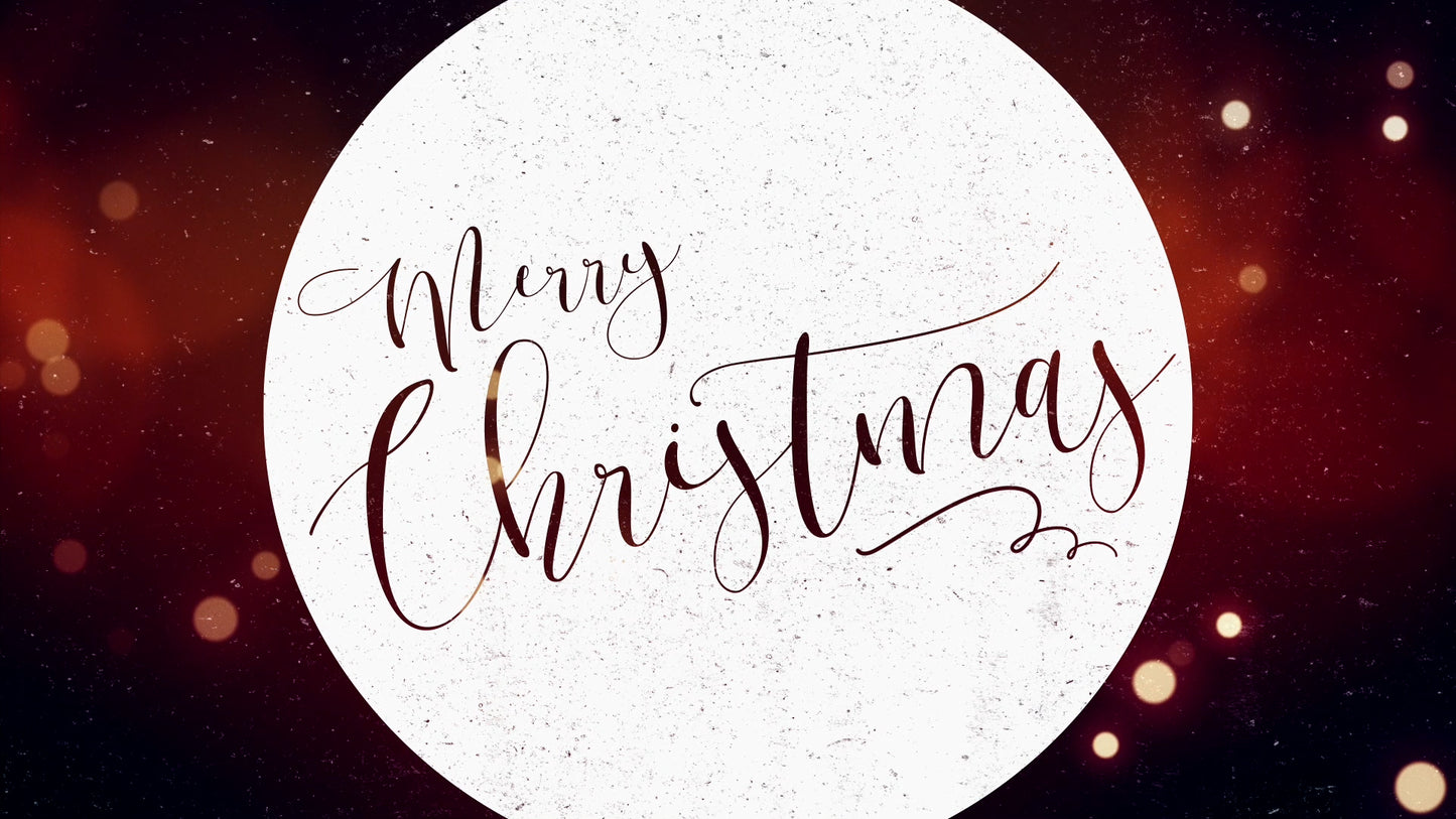 Warm Christmas Glow Merry Christmas 02 Still