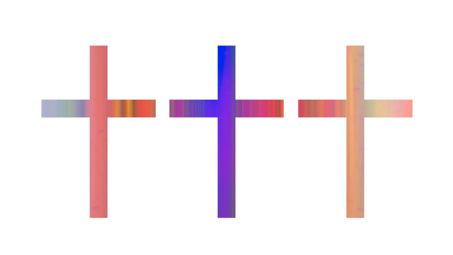 Chromatic Light Crosses