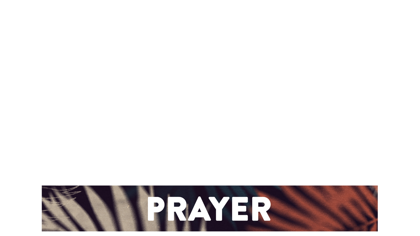 Hosanna Lower Third Prayer