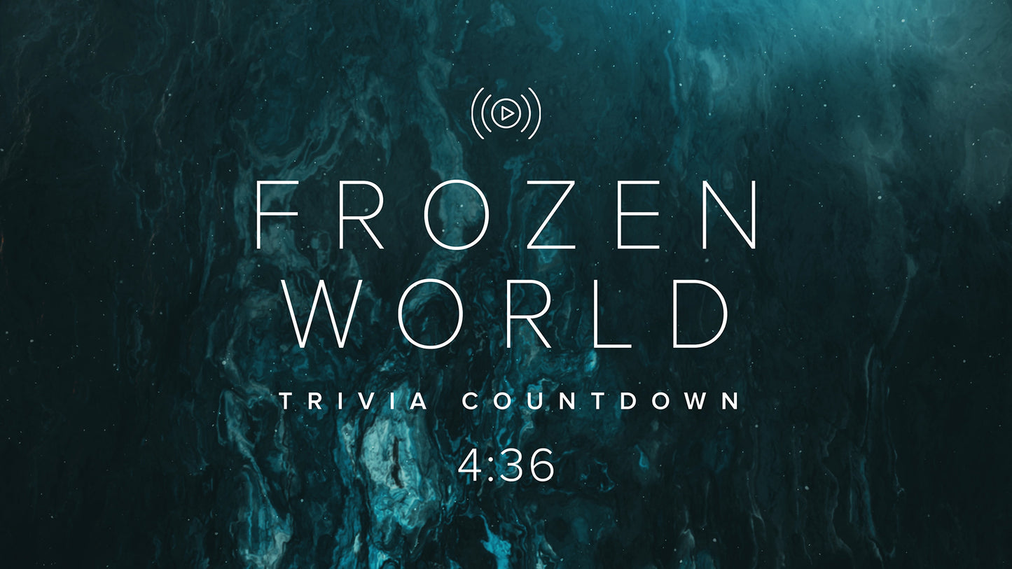 Frozen World Trivia Countdown