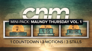 Mini-Pack: Maundy Thursday Vol. 1