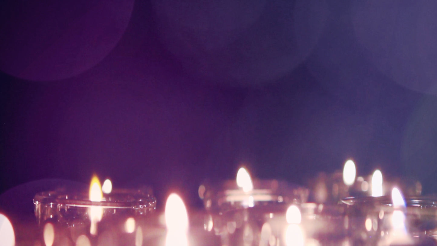 Advent Candles Purple Still