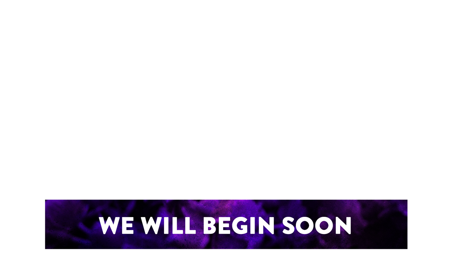 Floral Paint Lower Third We Will Begin Soon