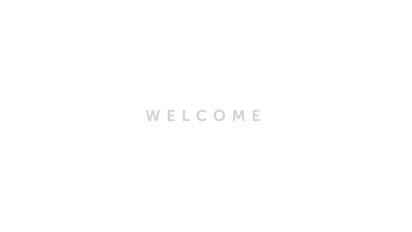 Welcome