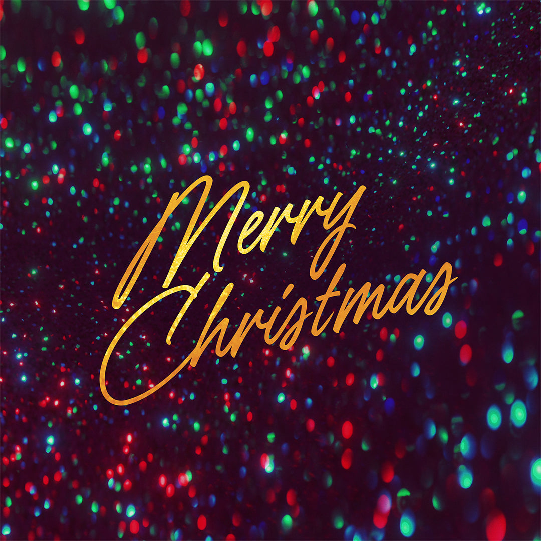 Merry Christmas Glitter Echoes