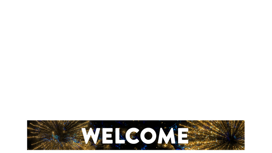 Sparkle Lower Third Welcome Transparency