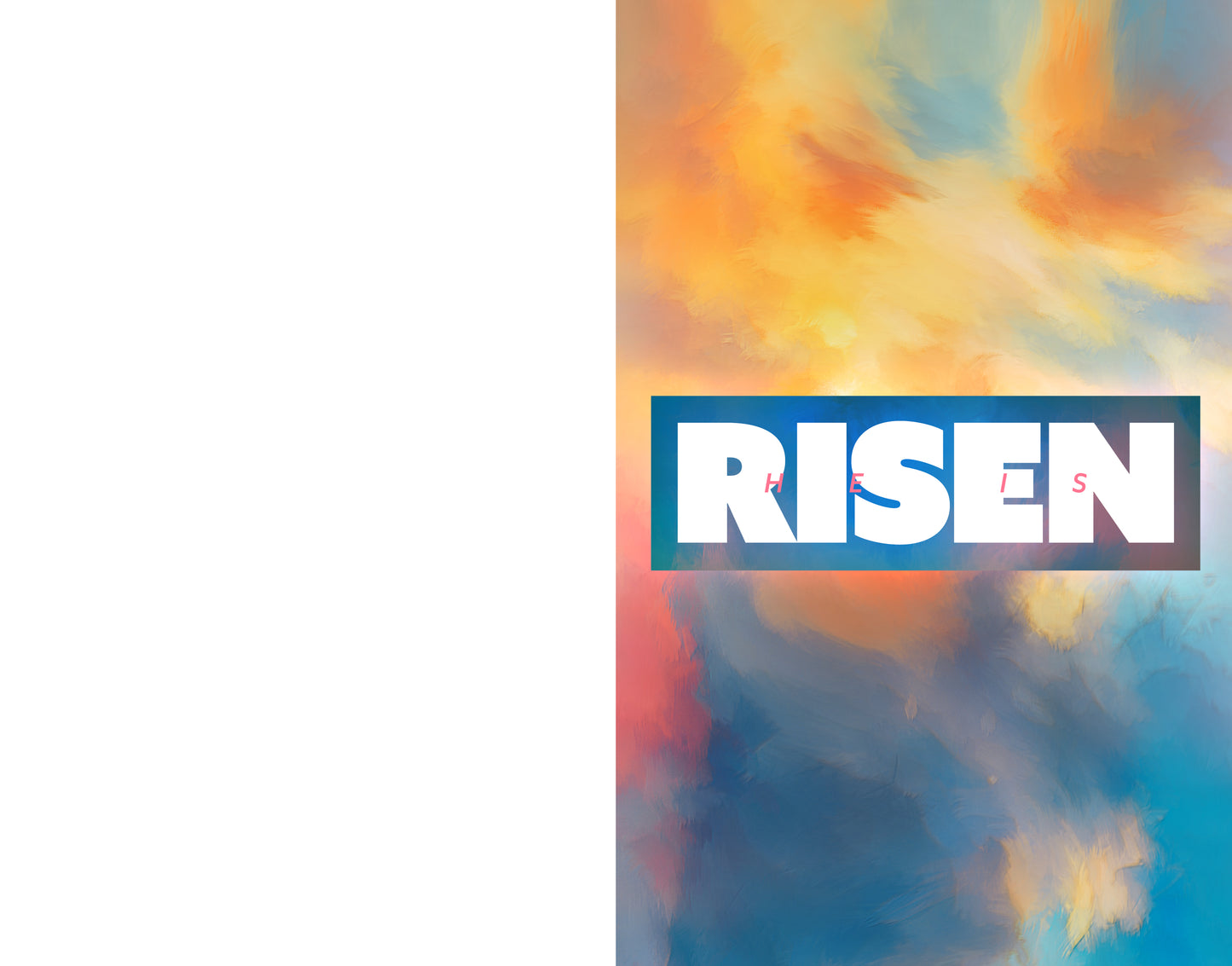 Painted Easter 8 5x11 Bulletin