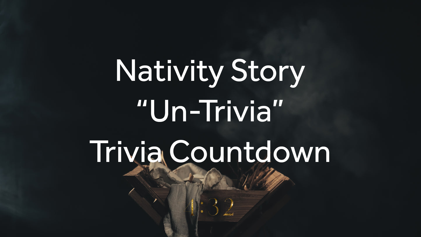 Nativity Story Trivia Countdown